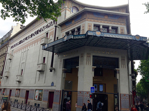 会場のひとつ、パリ10区の 映画館ルクソール。