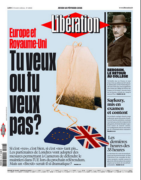 Libération （2月18日付）。
