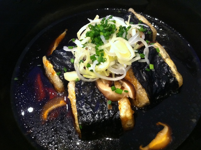 大人気、揚げ出し豆腐。 大人気、揚げ出し豆腐。