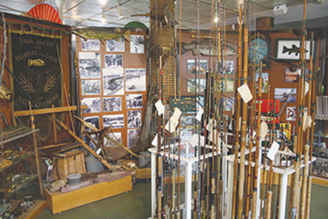 博物館では釣り文化を伝える。