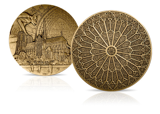 パリ造幣局、ノートルダム再建メダル発売。 - OVNI| オヴニー・パリの新聞