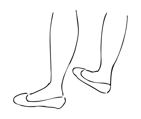 フランス人の足首にはあまり脂肪がつかず、体のわりに細い。