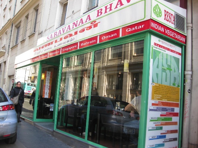 パリ北駅の横にある南インド料理店