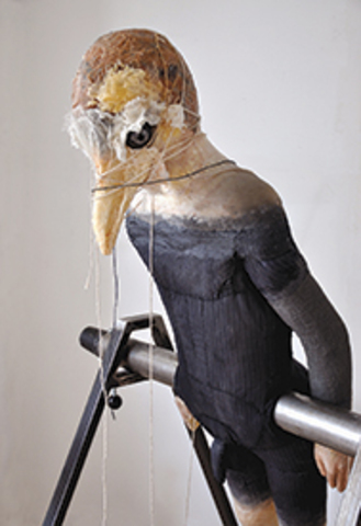 Narmine Sadeg,  Homme-oiseau,2014