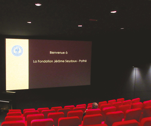 無声映画専門の上映室。Michel Denancé – Coll. Fondation Jérôme Seydoux-Pathé  © 2014 – RPBW