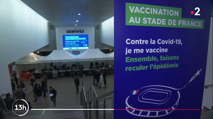 コロナ スタッド ド フランスがワクチン接種場に Ovni オヴニー パリの新聞